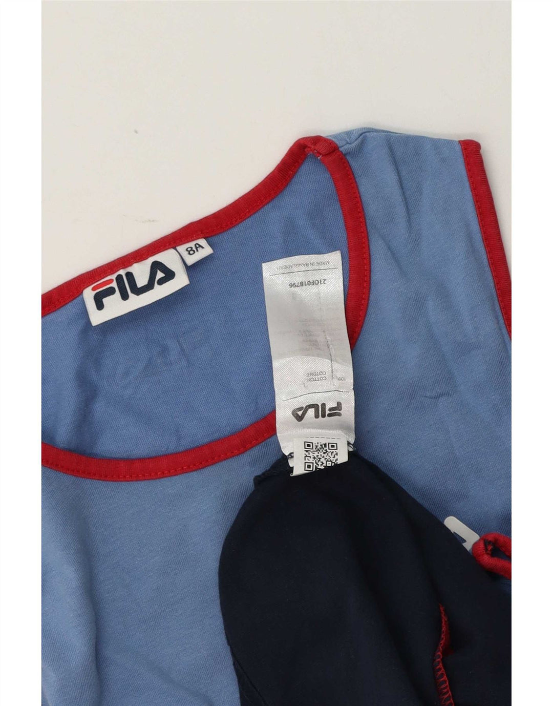 Fila Boys Vest Top 7-8 Anos Multicolor Colorblock