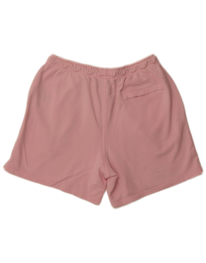Shorts esportivos femininos NIKE UK 14 médio rosa algodão