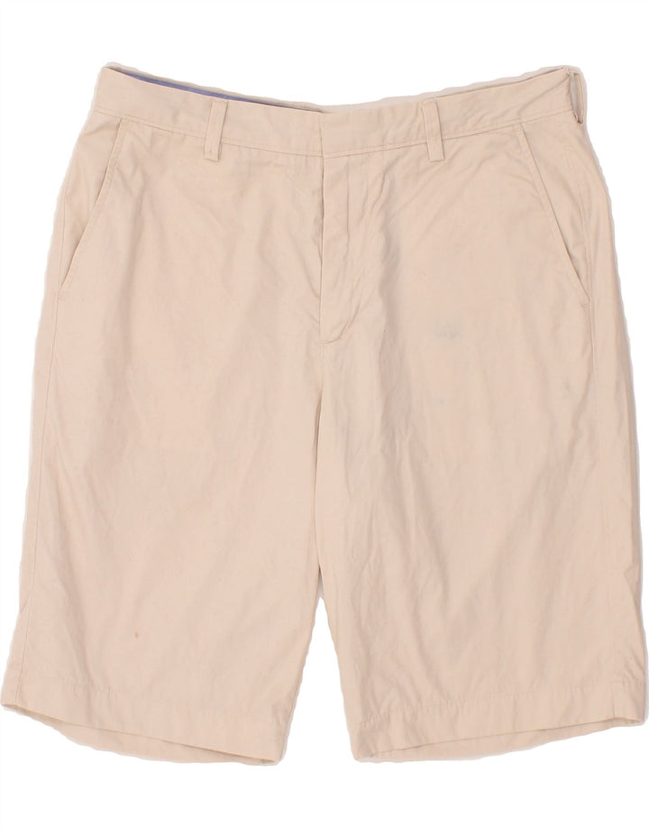 J. CREW Mens Chino Shorts W34 Large  Beige Cotton Vintage J. Crew and Second-Hand J. Crew from Messina Hembry 