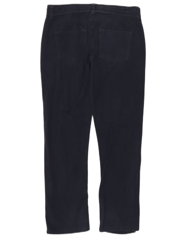 Calças casuais retas Chaps Boys Husky 15-16 anos W30 L28 azul marinho