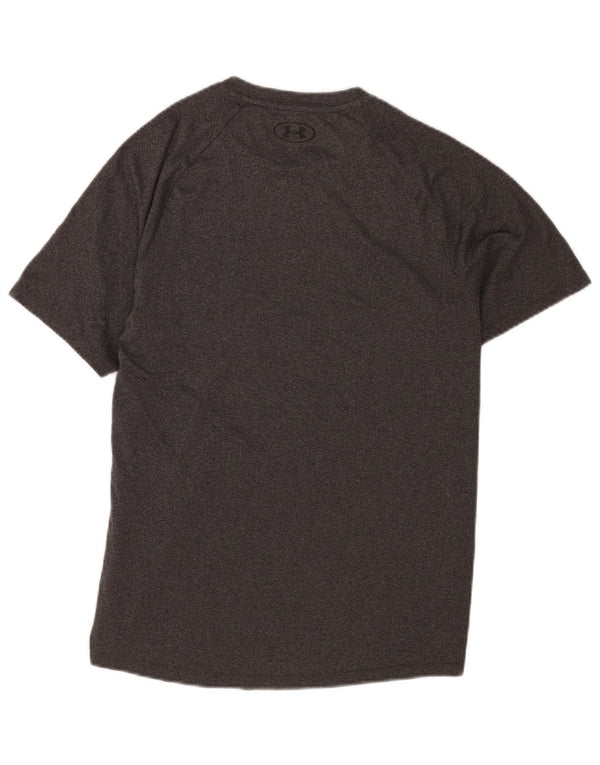 Camiseta masculina Under Armour Heat Gear cinza médio