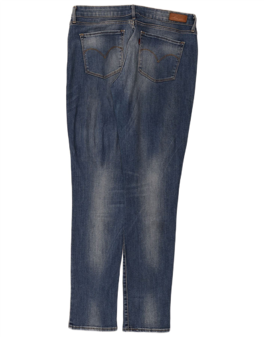 Calça Jeans Slim Feminina Levi's W31 L34 Azul Algodão