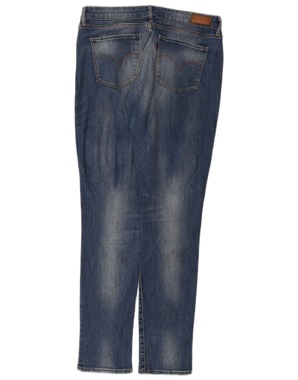 Calça Jeans Slim Feminina Levi's W31 L34 Azul Algodão