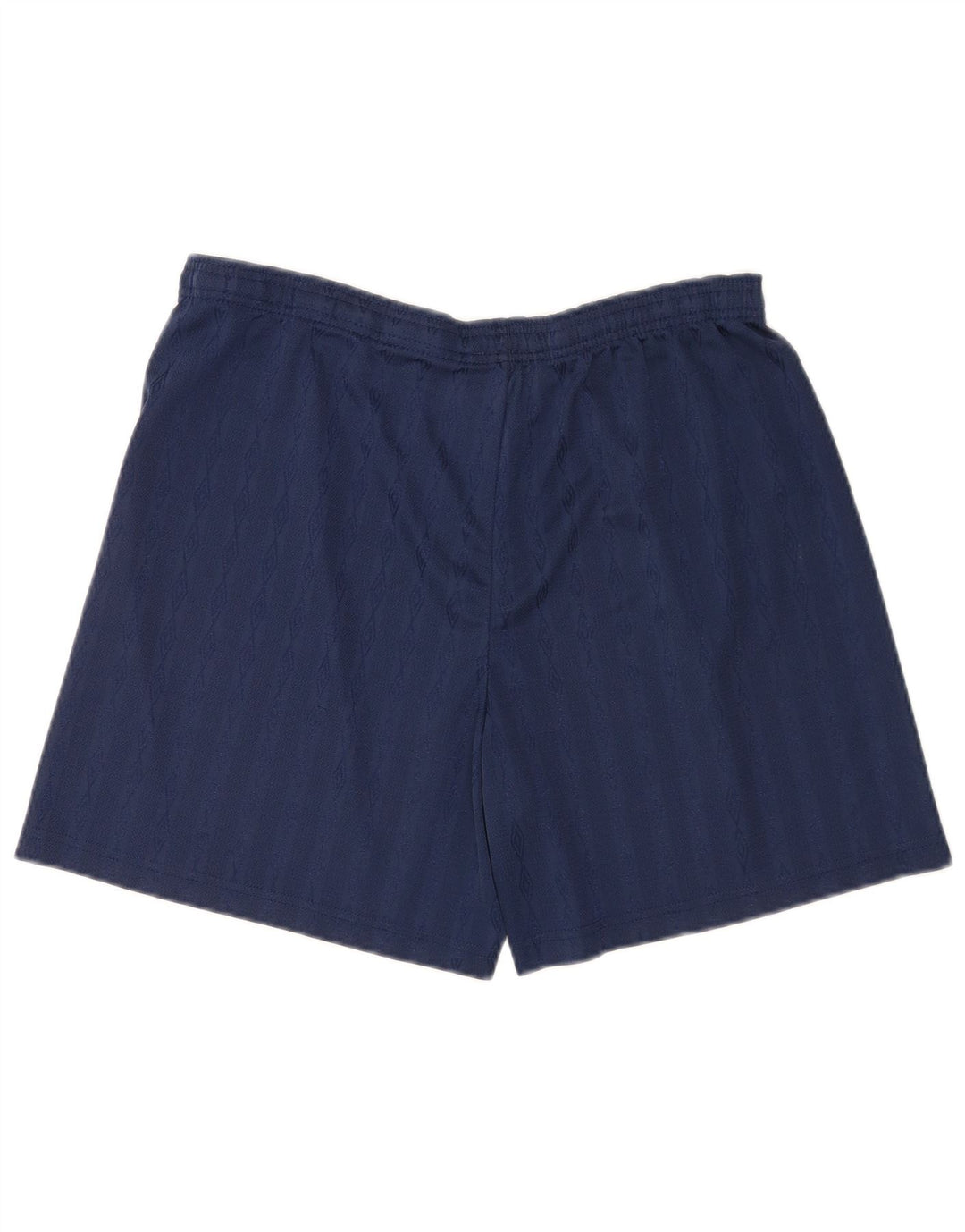Shorts esportivos gráficos masculinos da Umbro XL azul marinho poliéster