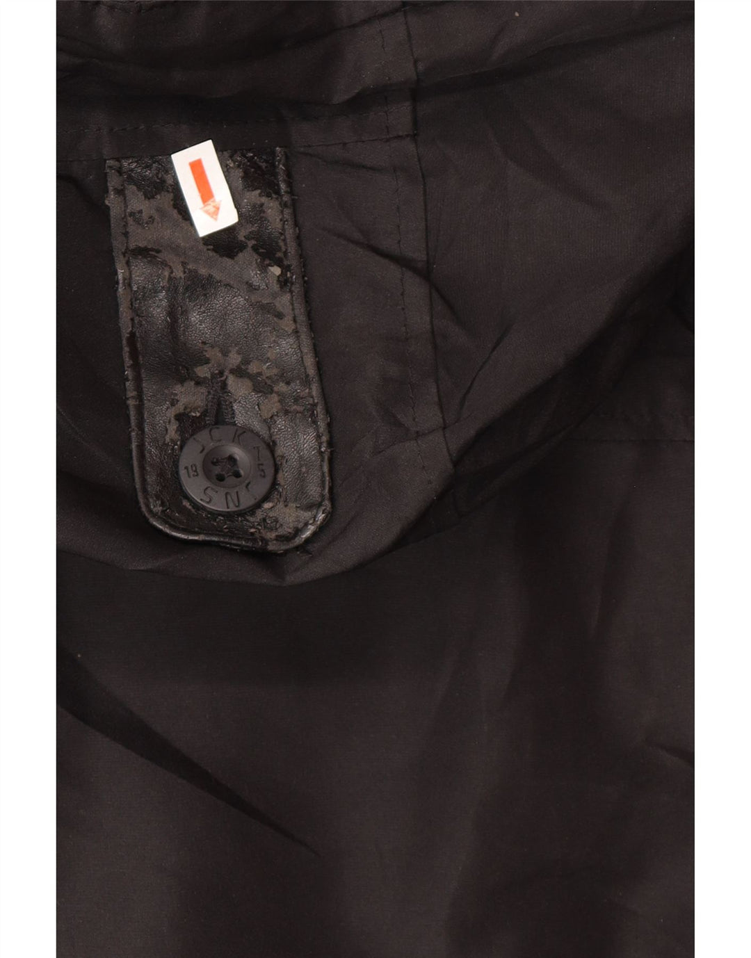 Jaqueta bomber masculina com capuz Jack & Jones Reino Unido 36 pequena poliamida preta