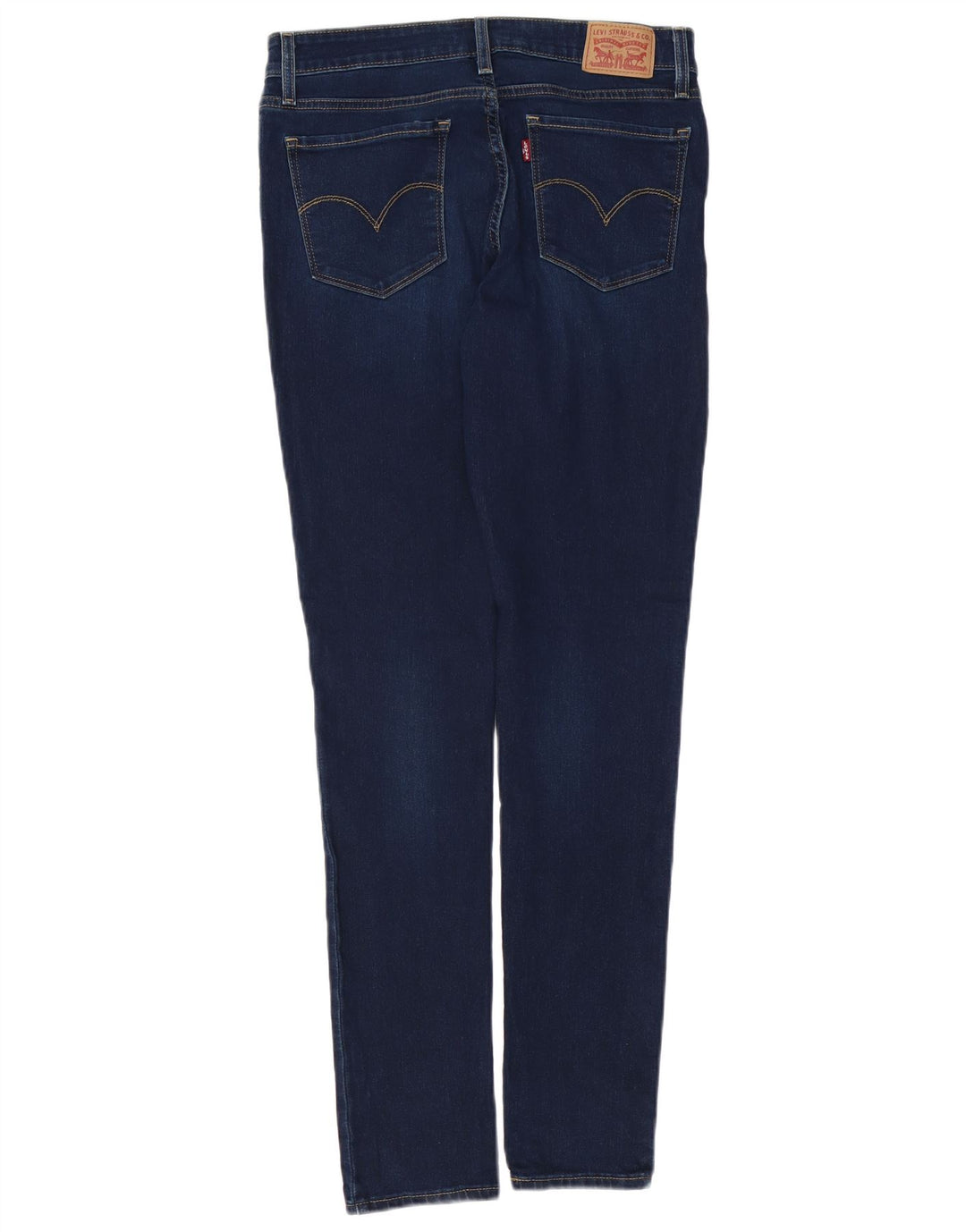 Calça jeans feminina LEVI'S 711 skinny W30 L32 azul marinho algodão