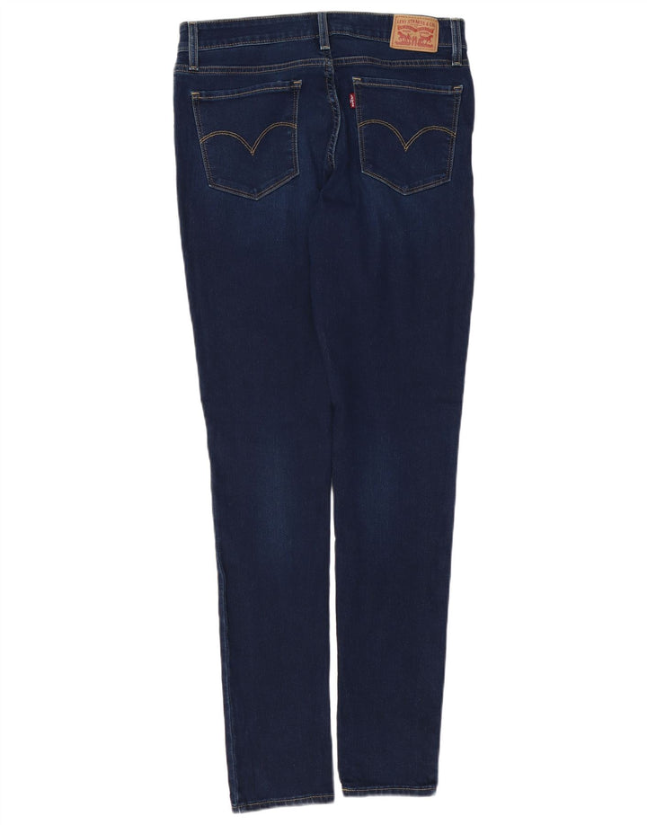 Calça jeans feminina LEVI'S 711 skinny W30 L32 azul marinho algodão