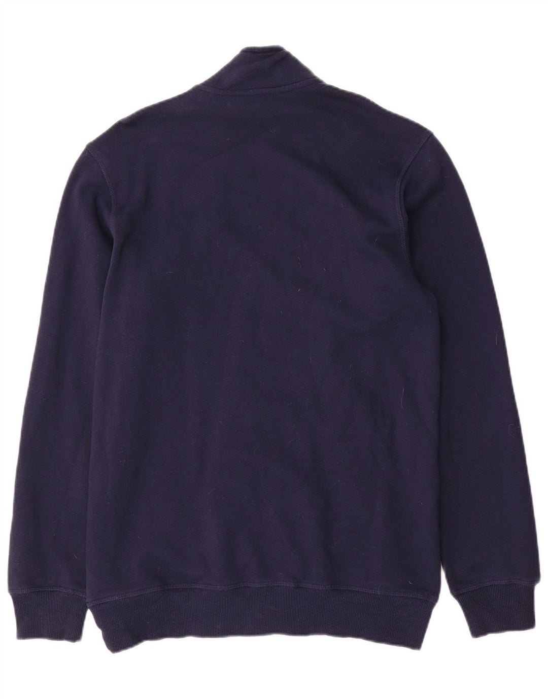 Reebok Mens Tracksuit Top Jacket Médio Azul Marinho Algodão