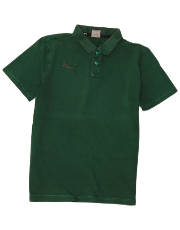 Camisa polo masculina Puma verde médio