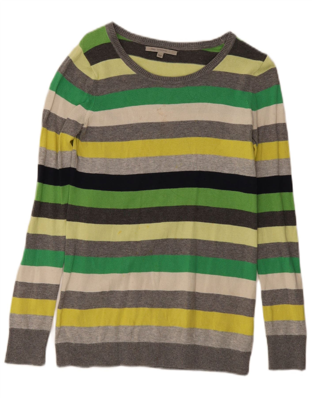 Suéter masculino Gap com gola redonda XS listrado multicolorido
