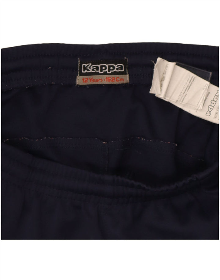 Calça de treino Kappa Boys Graphic 11-12 anos azul marinho poliéster