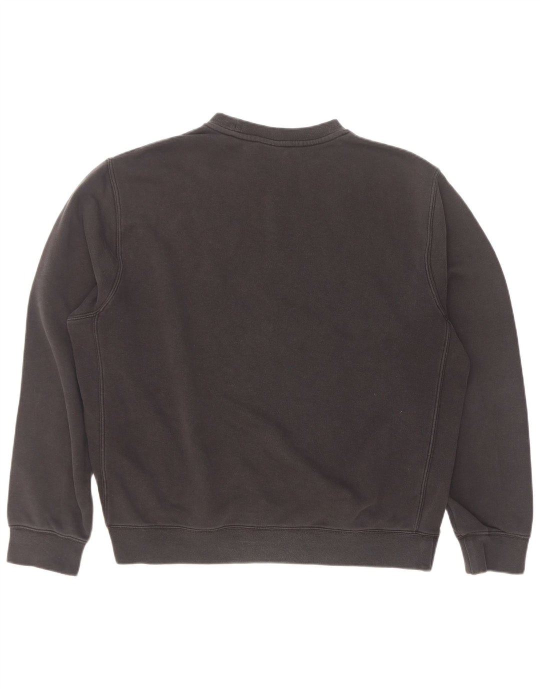 Nike masculino solto ajuste moletom jumper médio algodão preto