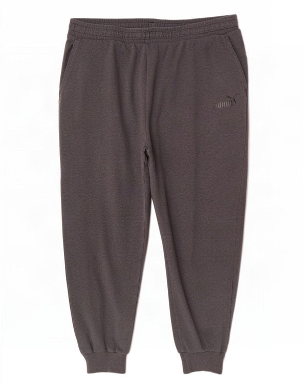 Calça de treino masculina Puma Joggers 3XL algodão cinza