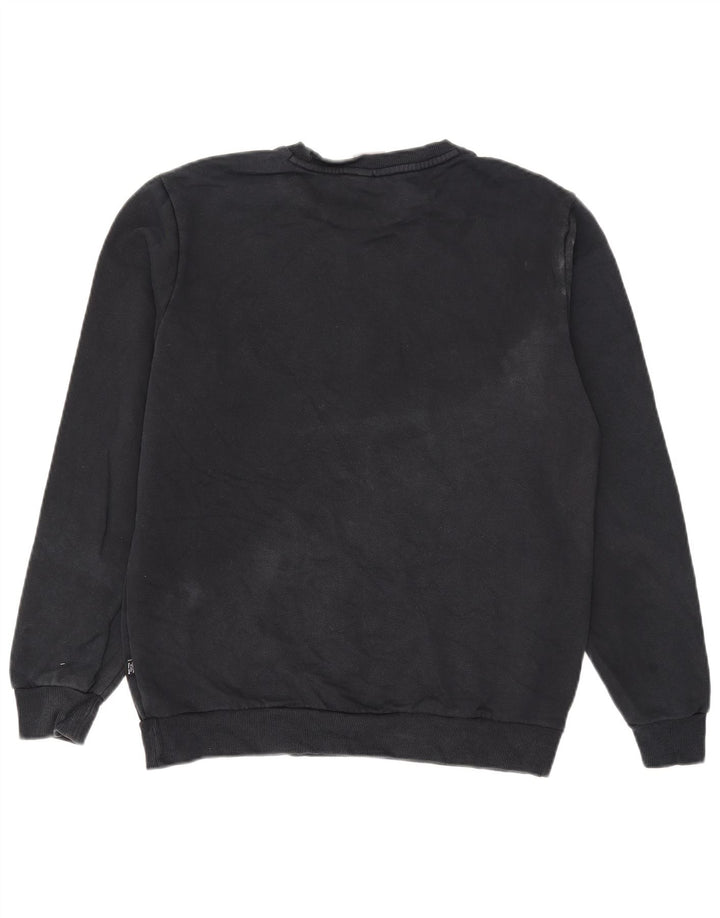 Puma Mens Graphic Moletom Jumper Médio Azul Marinho Algodão