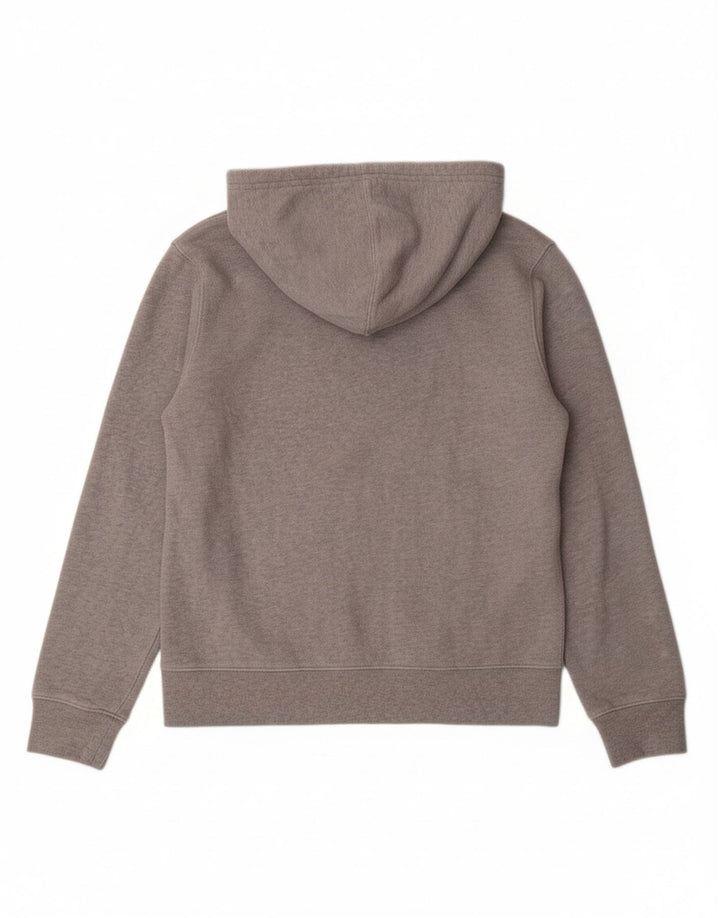 Suéter com capuz gráfico feminino LEVI'S UK 14 algodão cinza médio