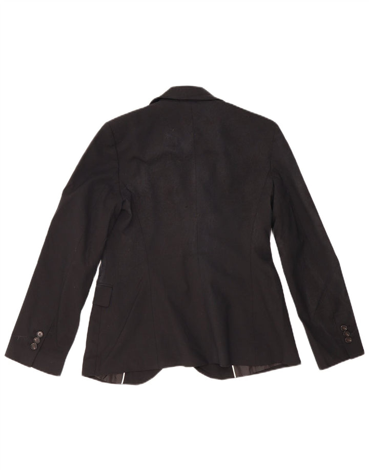 Jaqueta blazer feminina Zara com 1 botão UE 38 pequena preta