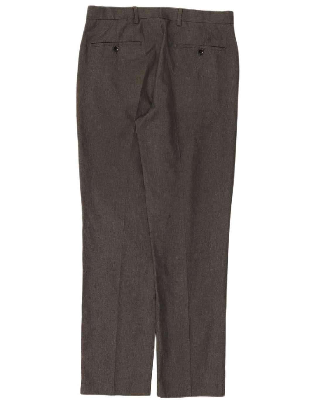 Calça chino masculina Marks & Spencer reta regular fit W32 L31 cinza