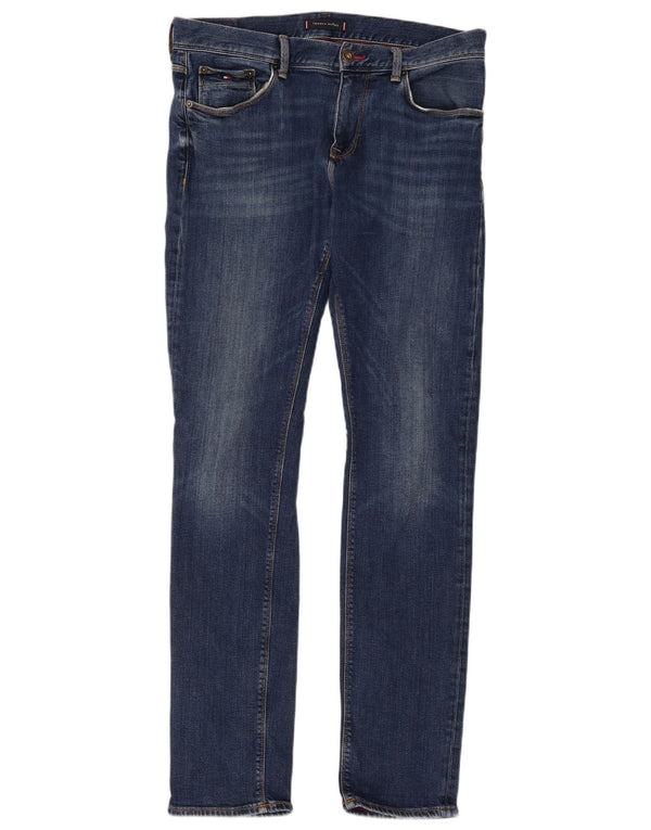Tommy Hilfiger Masculino Bleecker Slim Jeans W34 L34 Azul