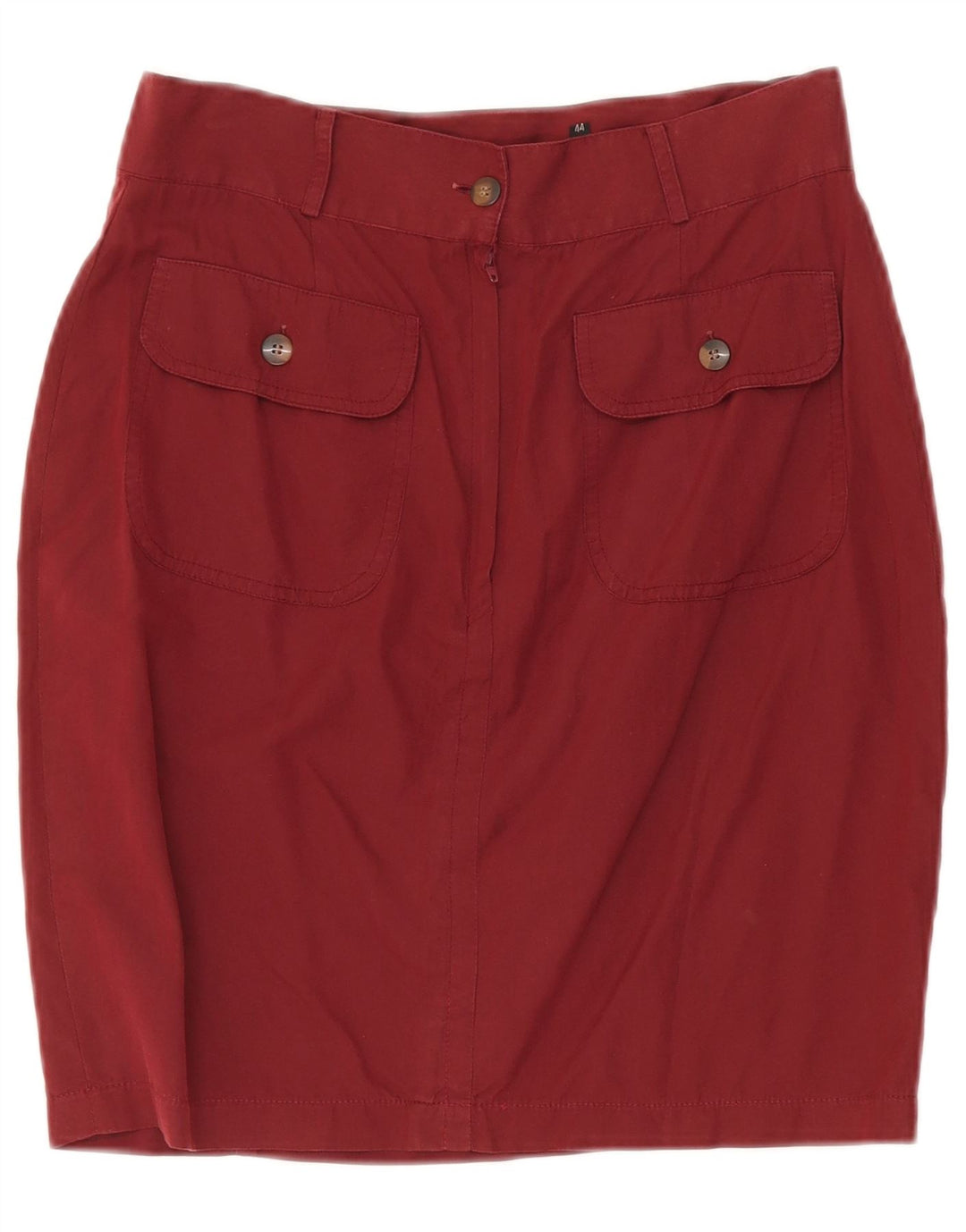 Saia lápis feminina SUPERIOR IT 44 Médio W27 Algodão Borgonha