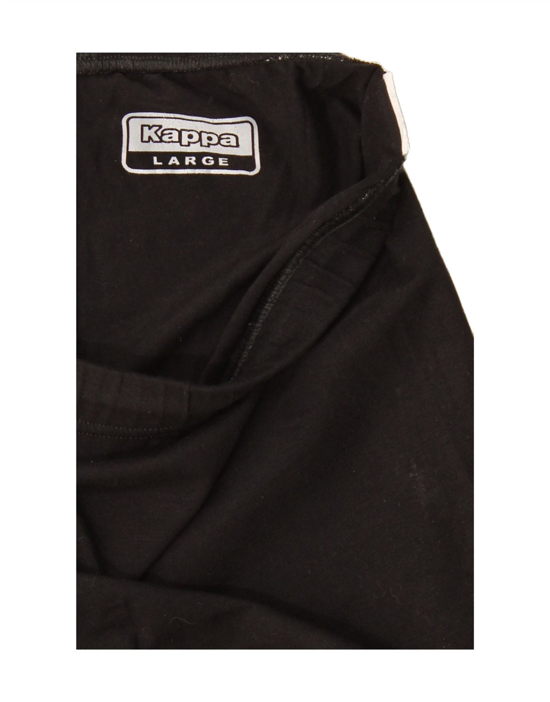 KAPPA Womens Leggings UK 14 Large Black Vintage Kappa and Second-Hand Kappa from Messina Hembry 
