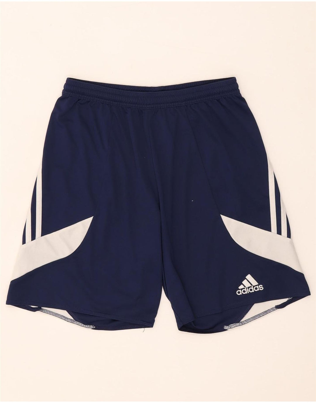 Adidas Masculino Climalite Sport Shorts Pequeno Azul Marinho Colorblock Poliéster