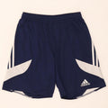 Adidas Masculino Climalite Sport Shorts Pequeno Azul Marinho Colorblock Poliéster