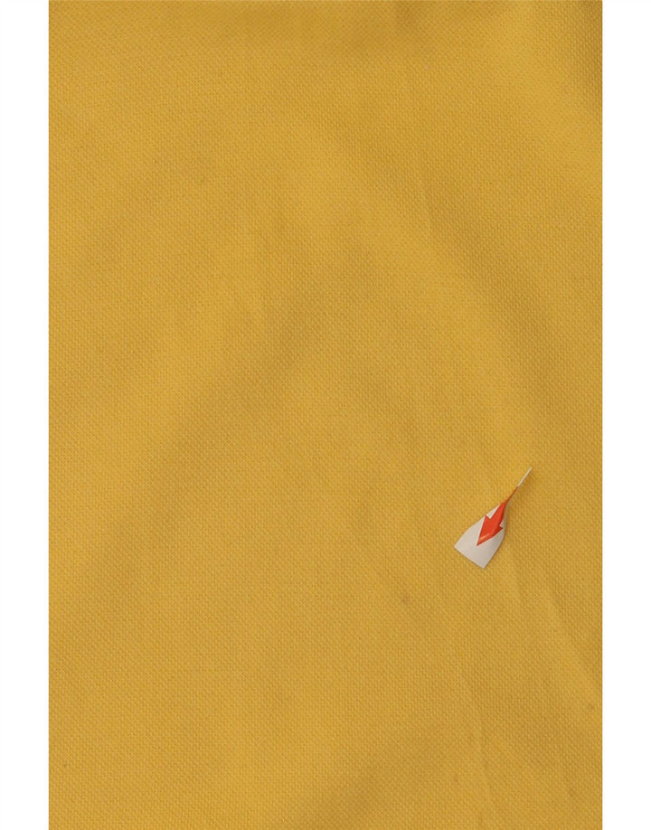 Camisa polo masculina Sergio Tacchini IT 52 grande algodão amarelo