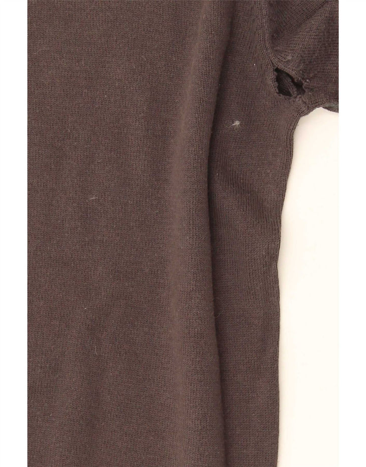 Suéter masculino Jack & Jones com decote em V grande cinza Argyle/algodão diamante