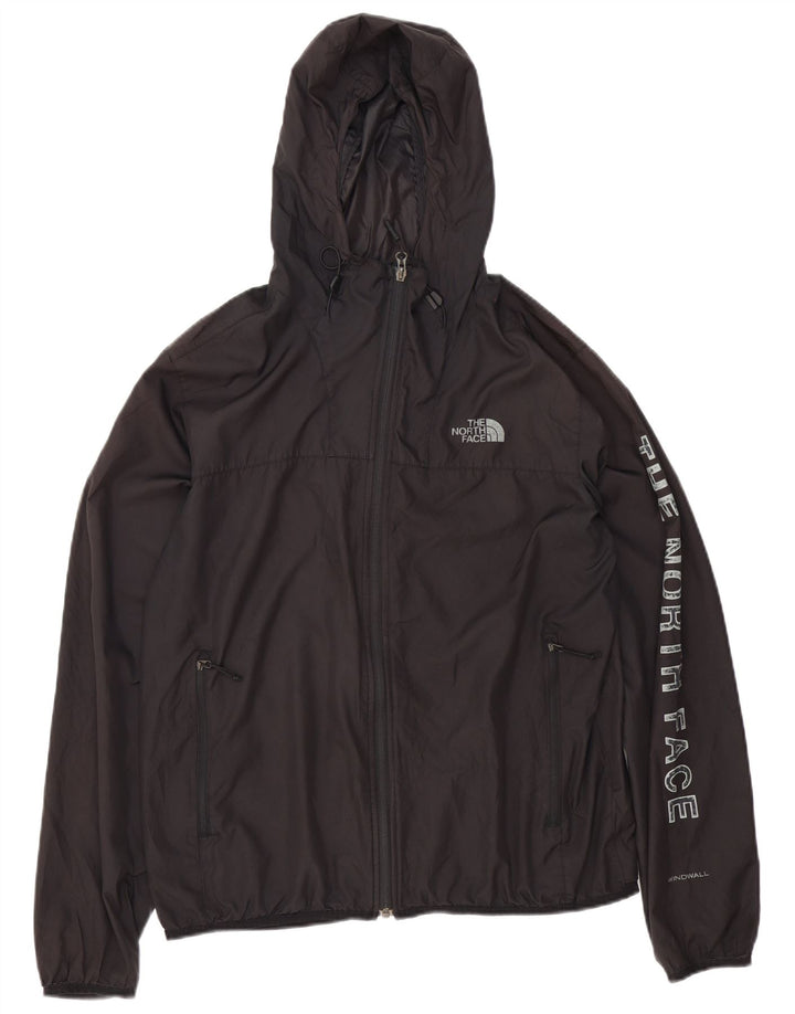 Jaqueta de chuva masculina The North Face Graphic com capuz Reino Unido 38 poliéster preto médio