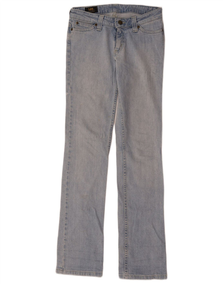 Lee Womens Maddox Slim Jeans W28 L33 Azul Algodão