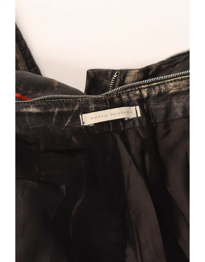 Calça de motociclista feminina Rufffo Research W28 L34 preta manchada