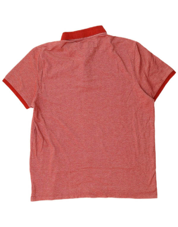 Camisa polo masculina Abercrombie & Fitch XL poliéster vermelho