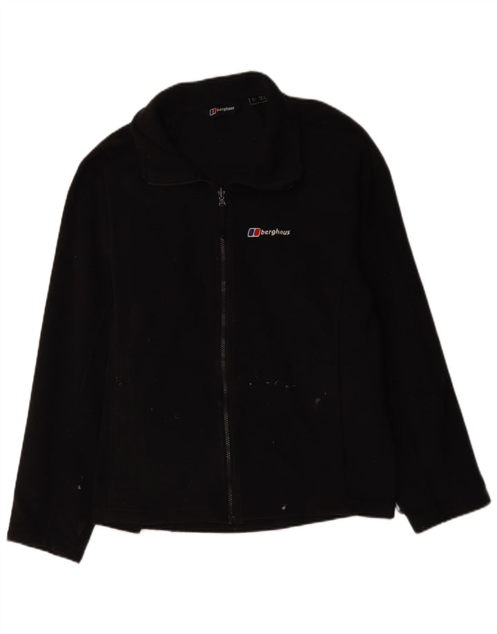 Jaqueta de lã masculina Berghaus UK 40 grande poliéster preto