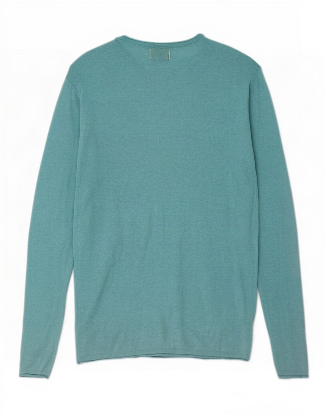 Zara Mens Top Manga Longa XL Turquesa