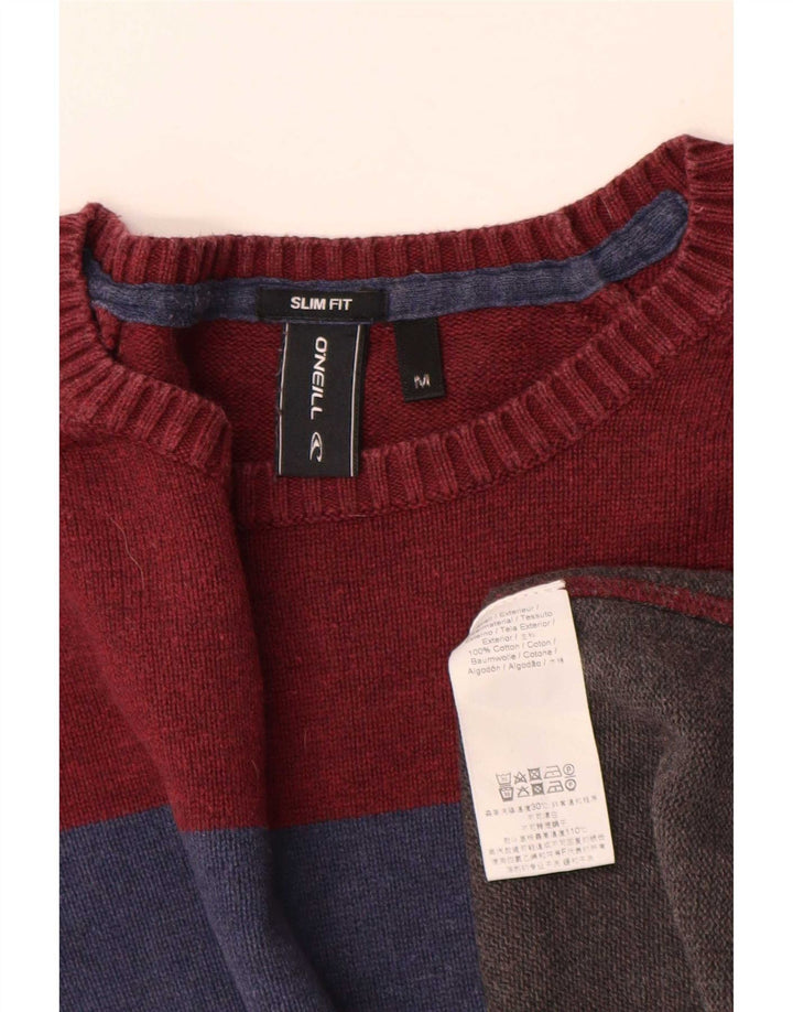 Suéter masculino O'Neill com gola redonda, bloco colorido médio multicolorido