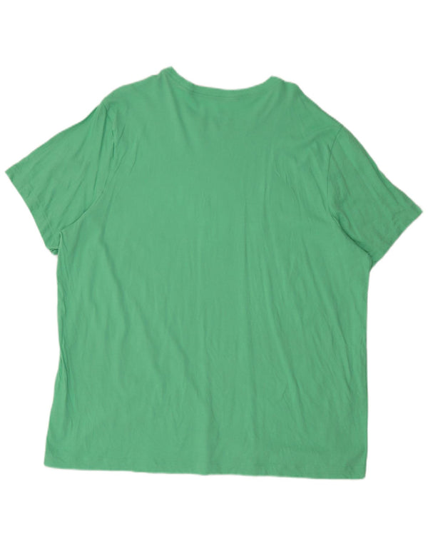 Camiseta gráfica masculina Nike Top 2XL algodão verde