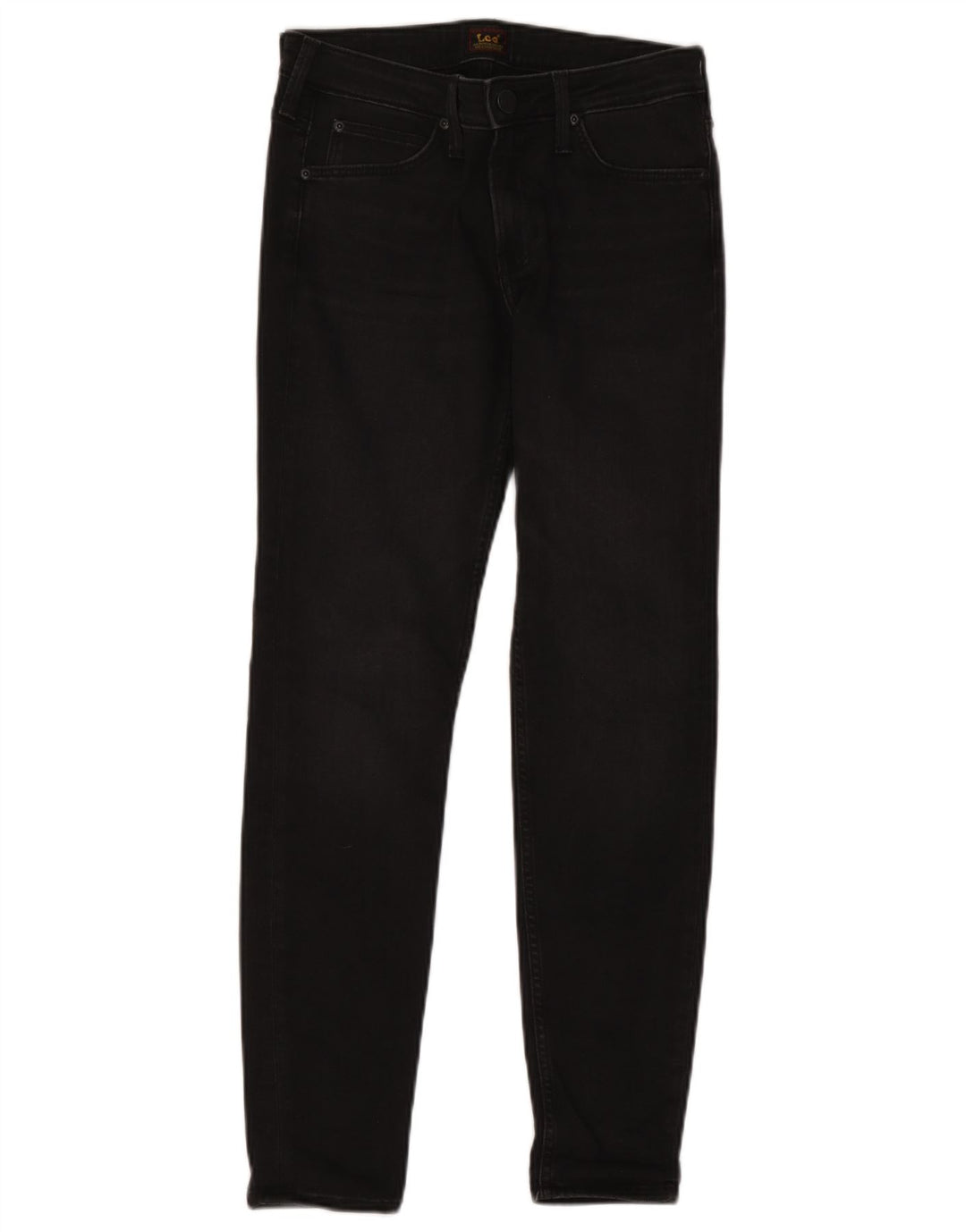 Calça jeans skinny feminina Lee W28 L27 algodão cinza