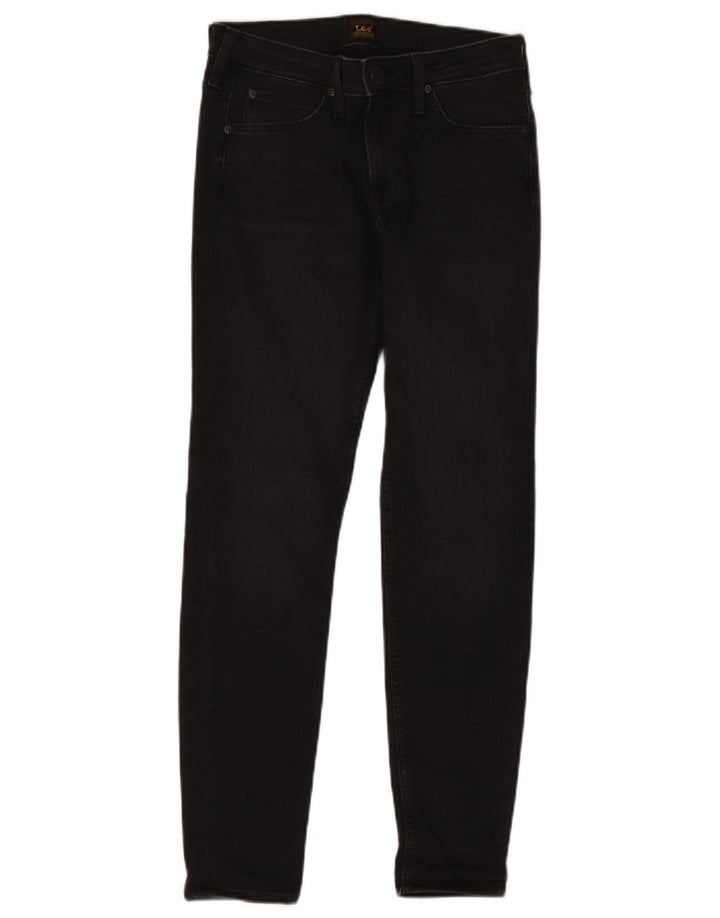 Calça jeans skinny feminina Lee W28 L27 algodão cinza