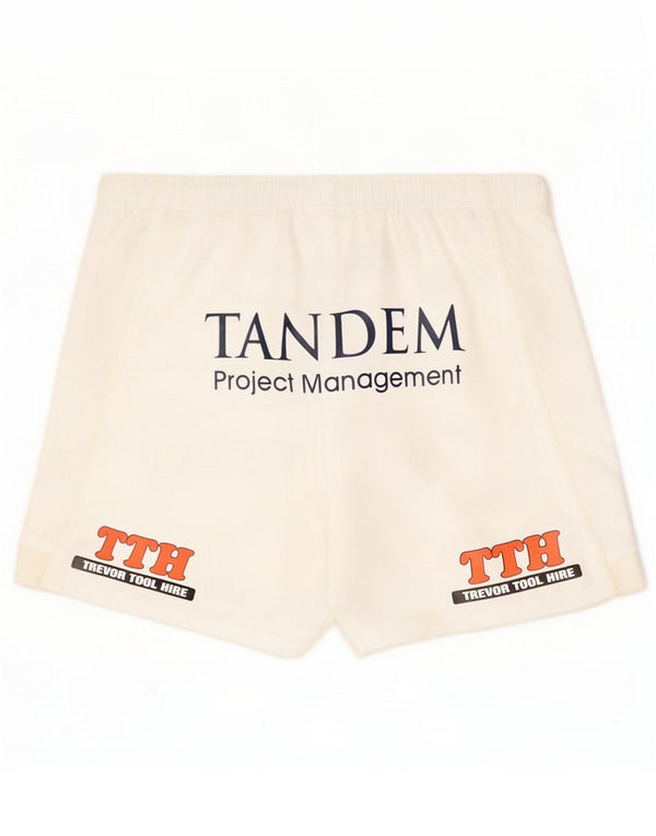 Canterbury Mens Graphic Sport Shorts UK 42 Grande Poliéster Off White