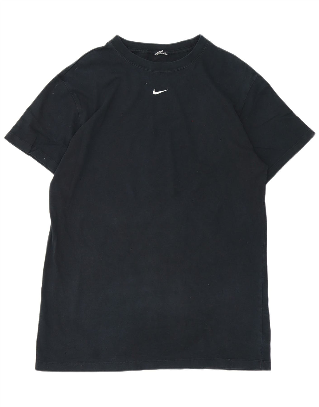 Camiseta masculina NIKE Top grande algodão azul marinho