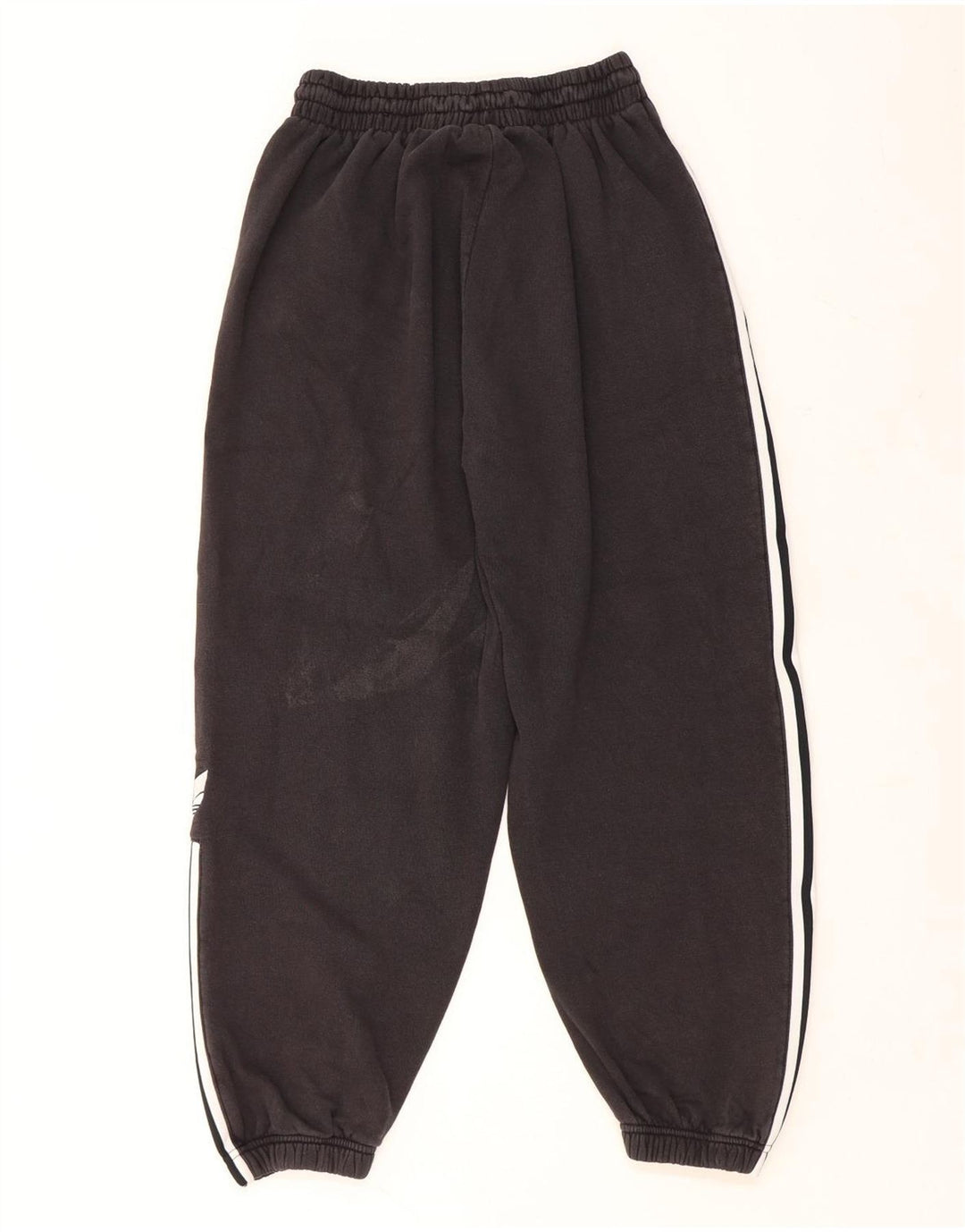 ADIDAS Womens Tracksuit Calças Joggers UK 14 Médio Algodão Preto