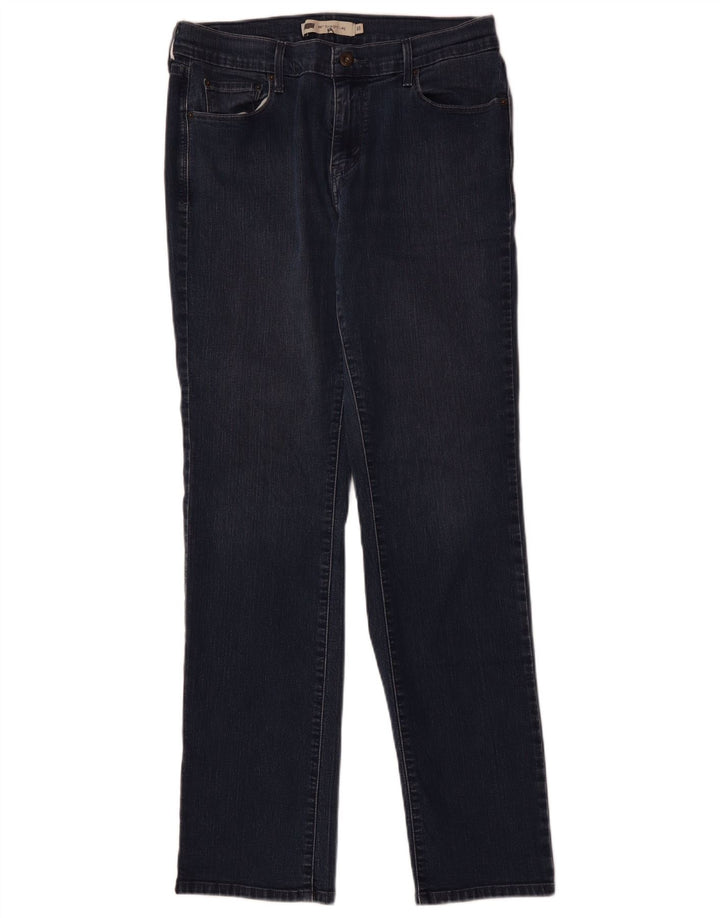 Calça jeans feminina LEVI'S 506 reta US 10 grande W32 L32 azul