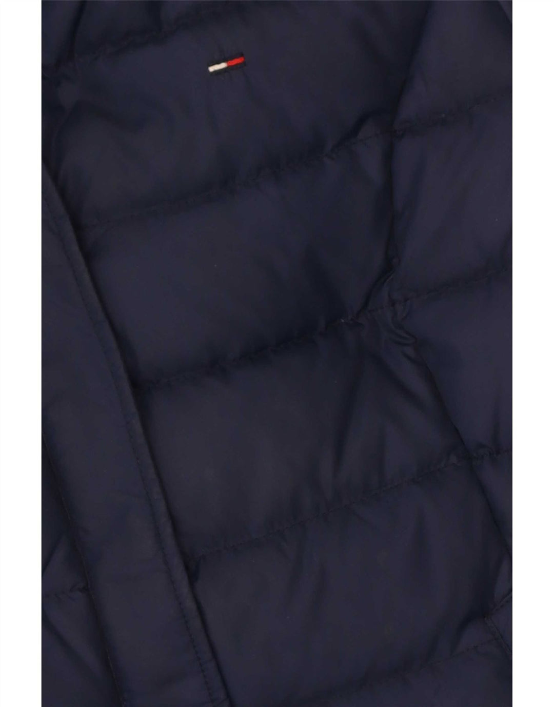 Jaqueta acolchoada feminina Tommy Hilfiger Reino Unido 16 grande poliéster azul marinho