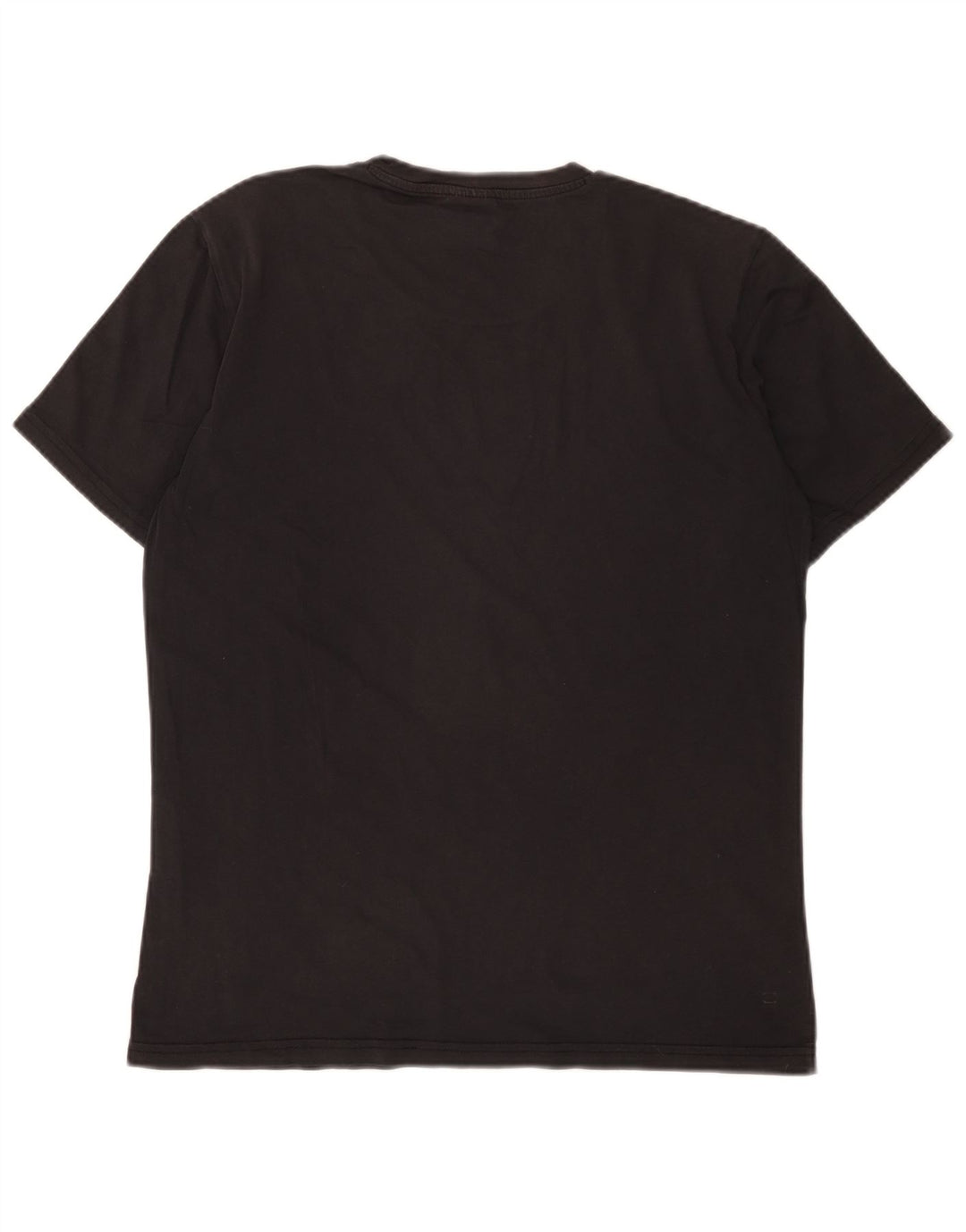 Camiseta masculina gráfica Champion pequena de algodão preto