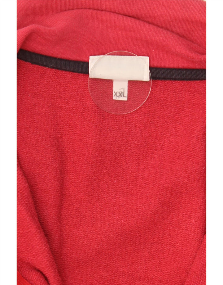 Jaqueta Asics Masculina Treino Top 2XL Algodão Vermelho