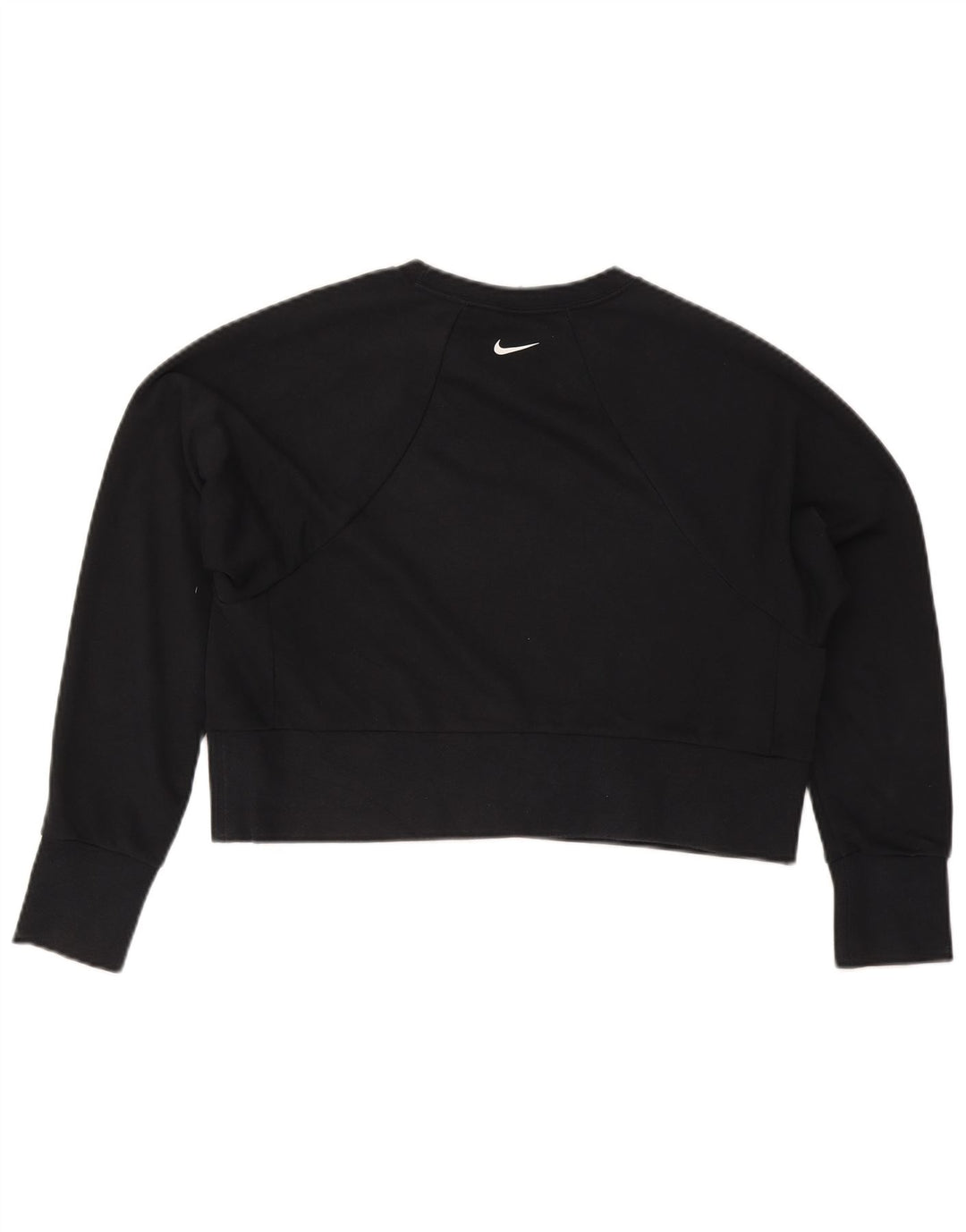 Moletom feminino Nike Crop Graphic Oversized Jumper UK 10 Pequeno Preto