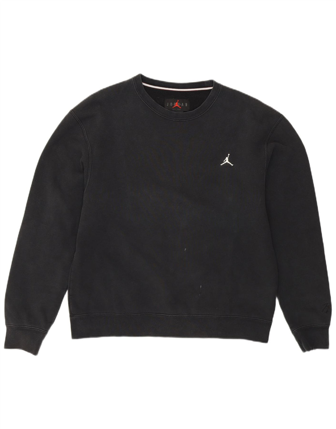 JORDAN moletom masculino jumper médio algodão preto