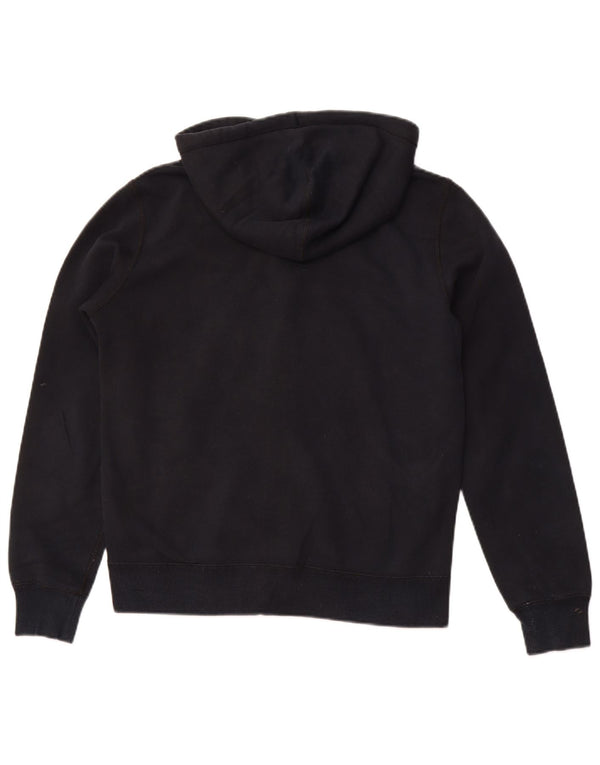 Suéter feminino com capuz CONVERSE Chuck Taylor Zip Reino Unido 14 algodão preto médio