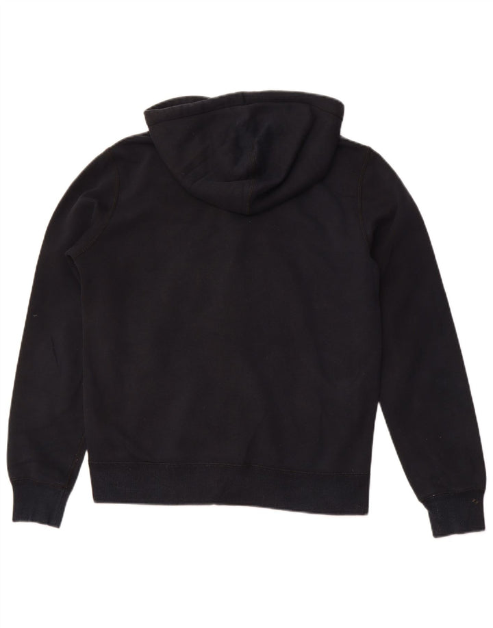 Suéter feminino com capuz CONVERSE Chuck Taylor Zip Reino Unido 14 algodão preto médio