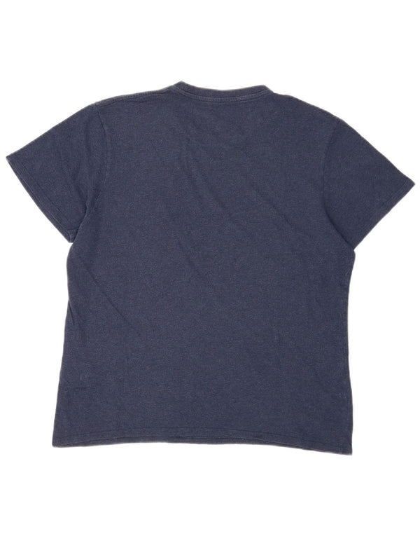 Camiseta gráfica masculina Levi's Top grande algodão azul marinho